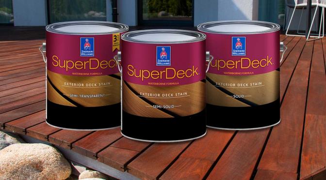 Sherwin-Williams SuperDeck | Best outdoor wooden furniture paint