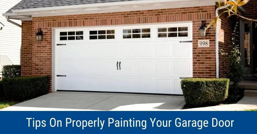 Tips to Maintaining Your Garage Door Paint | Best paint for garage doors